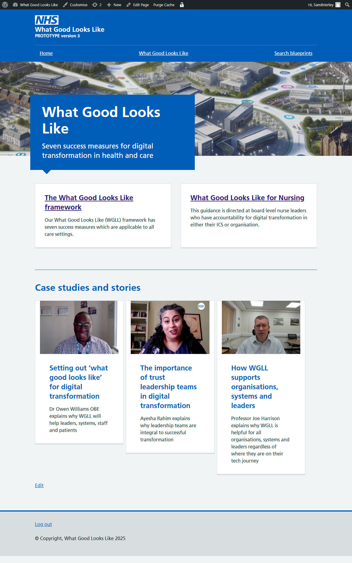 WGLL v1 - as published - recreated in WordPress